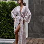 Kimono Light Pink Leaf